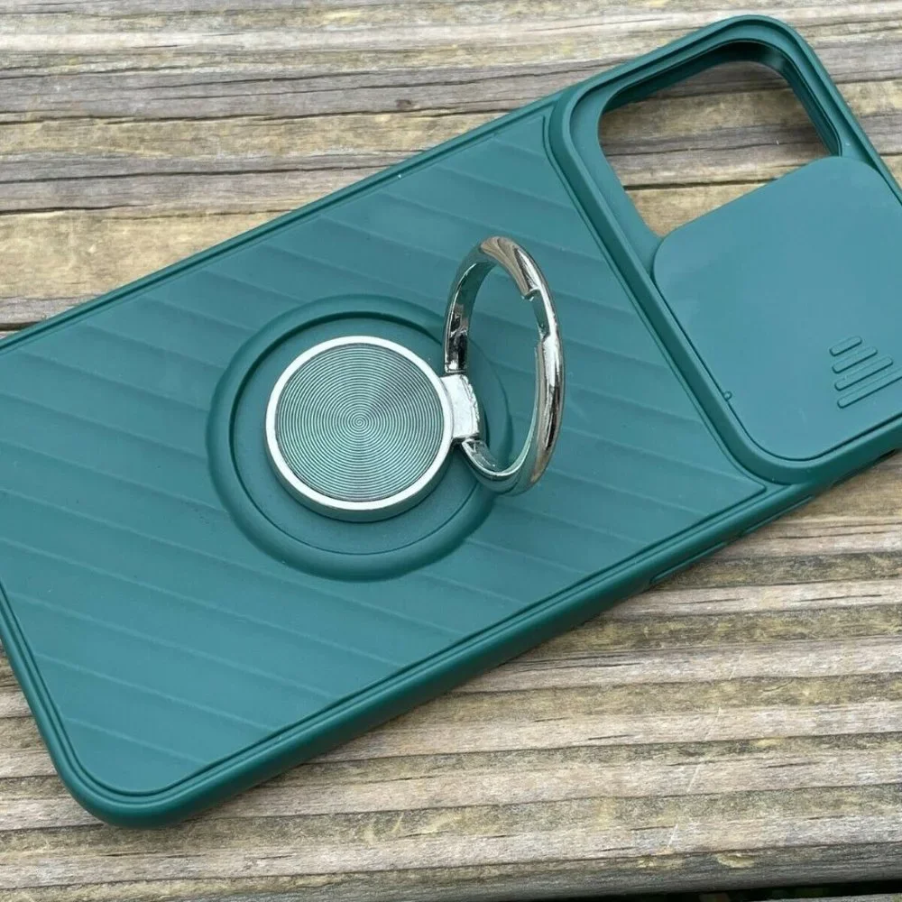 Unbranded Case for iPhone 12 mini Back Fitted Case Camera protection Ring Case